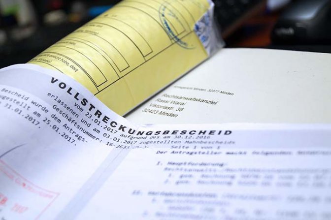 Konsequenter Forderungseinzug