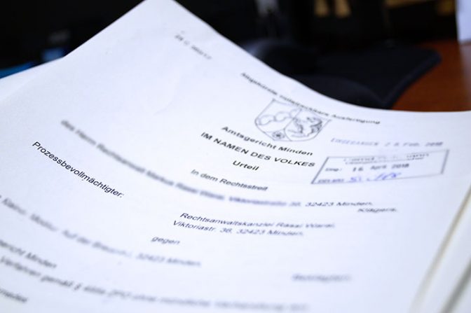 Als Ihr Anwalt vertreten wir Sie vor Gericht